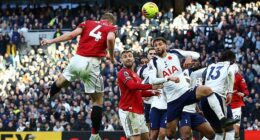 Matthijs de Ligt salvaged a late draw for Manchester United with his leaping injury time header