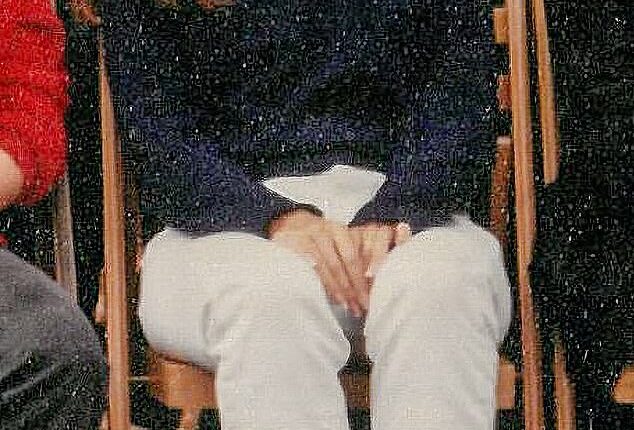 Claudia Winkleman looks unrecognisable without her trademark heavy fringe and eyeliner in a throwback snap from when she was a student