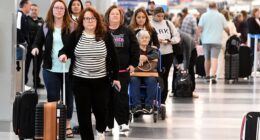 The ground stop was issued at 11.24am because flight delays were averaging 15 minutes and steadily rising. It lasted almost 90 minutes