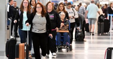 The ground stop was issued at 11.24am because flight delays were averaging 15 minutes and steadily rising. It lasted almost 90 minutes