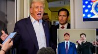 Donald Trump took yet another shot at Elon Musk months after fixing his icy relationship with the billionaire Tesla CEO. The president fielded questions from reporters aboard Air Force One on Monday morning during his trip to Asia . One reporter asked Trump whether his relationship with Musk had been repaired months after they had their high-profile falling out.
