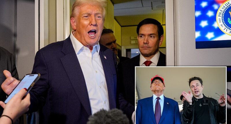 Donald Trump took yet another shot at Elon Musk months after fixing his icy relationship with the billionaire Tesla CEO. The president fielded questions from reporters aboard Air Force One on Monday morning during his trip to Asia . One reporter asked Trump whether his relationship with Musk had been repaired months after they had their high-profile falling out.