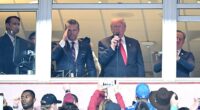 Trump booed by a Washington Commanders crowd on Sunday during an NFL game