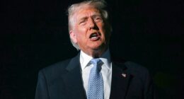 Donald Trump defended Tucker Carlson amid the fallout from his controversial interview with far-right activist Nick Fuentes