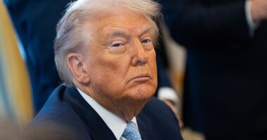 President Donald Trump's approval in his second term has hit its lowest so far in his second term, dropping 10 points in the last two months, according to the Daily Mail/JL Partner's polling