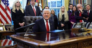 President Donald Trump said that Representative Marjorie Taylor Greene had 'lost her way' on Monday after taking questions in the Oval Office