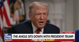 President Donald Trump said the polls were 'fake' that showed that Americans were anxious about the economy, during his sit-down with Fox News Channel's Laura Ingraham that aired Monday night