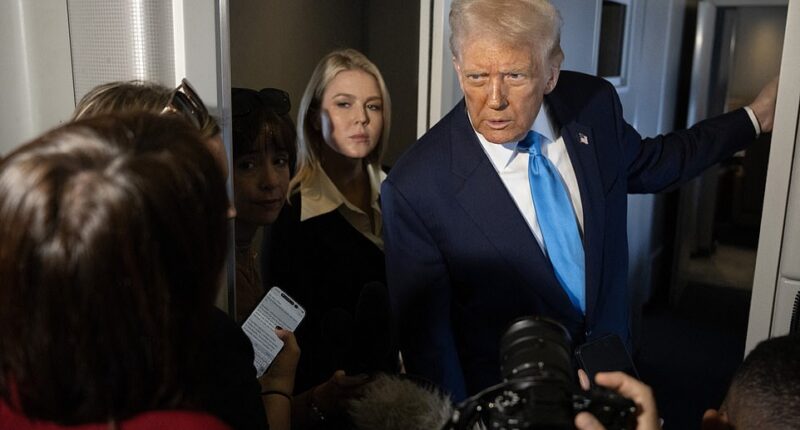 President Donald Trump admitted Wednesday morning that he knew he was 'not allowed to run' for a third term, after stoking that it was something that he'd 'love' to do. Trump was flying on board Air Force One, departing Tokyo, Japan and traveling to Gyeongju, South Korea, where he'll participate in the APEC conference. There he'll engage in a high-stakes meeting with Chinese President Xi Jinping, who extended his own presidency indefinitely.