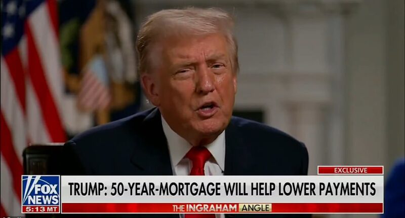 President Donald Trump doesn't believe that Americans are worried about the economy. In a slightly contentious interview with Fox News Channel's Laura Ingraham that aired Monday night, he bristled at the idea that the economy was anything other than great again. Ingraham asked a number of economic questions to the president, including 'Why are people saying they're anxious about the economy?' 'I don't know that they are saying that,' Trump said. 'I think the polls are fake.' 'We have the greatest economy we've ever had,' the president added.