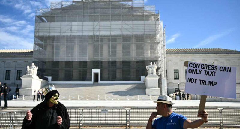 Trump’s chances of winning his tariff case drop as Supreme Court hears arguments