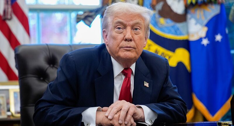 What first appeared to be three neatly printed sheets of decal paper taped outside the White House — boldly emblazoned in gold cursive with the words 'The Oval Office' — seemed perfectly in line with President Trump's famously lavish aesthetic. But while supporters saw a flourish of Trumpian glamour, critics immediately likened the font to the Cheesecake Factory logo and the mass-produced décor found in the homes of suburban Americans.