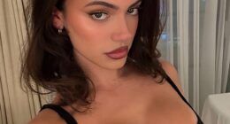 Kelsey Calemine was spotted laughing and 'flirting' with Sacha Baron Cohen outside a Hollywood nightclub last week