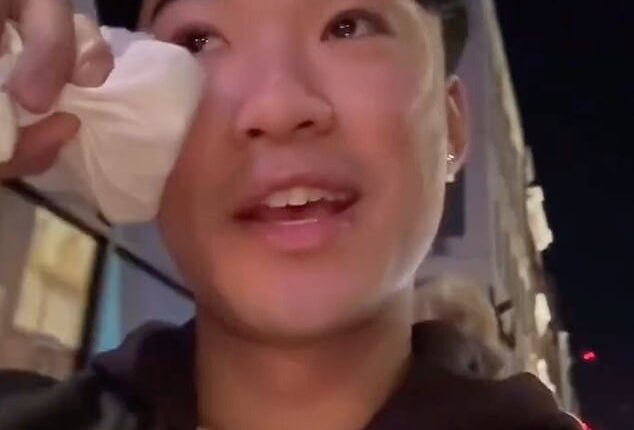 Eric Ou told how a robber armed with a knife allegedly punched him in the face and stole £3,000 worth of jewellery after spending just five hours in London