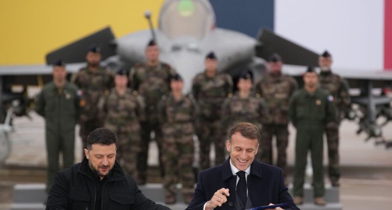 Ukraine-Russia war live: Kyiv to buy 100 French Rafale fighter jets in historic deal after Zelensky-Macron talks