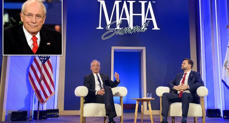 JD Vance brutalized late Vice President Dick Cheney just nine days after his death to a crowd of MAHA fanatics gathered in Washington DC . During a sit-down with Robert F. Kennedy Jr . on Wednesday, Vance weighed in on how former vice presidents were bad at their jobs. He specifically tore into Cheney and his direct predecessor Kamala Harris as Kennedy showered praise on President Donald Trump 's No. 2. Cheney, who many saw as the person driving the ship during George W. Bush's presidency, died at the age of 84 on November 3, 2025 from complications due to pneumonia and vascular disease.