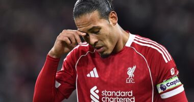 Virgil van Dijk says he and his Liverpool team-mates are letting manager Arne Slot down