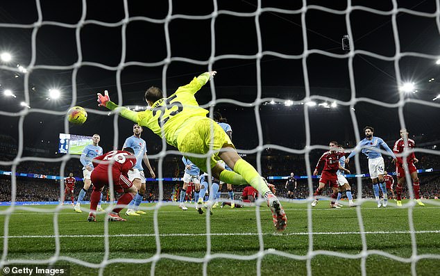 Virgil van Dijk headed beyond Gianluigi Donnarumma but the goal was controversially disallowed