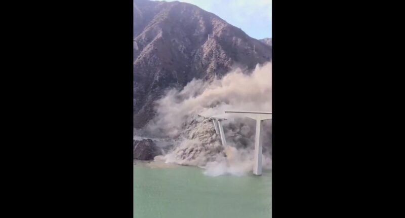 WATCH: Newly Opened Bridge in China Collapses, Plunges Into River.