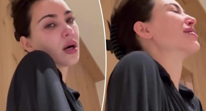 Watch Kim Kardashian break down in tears as she studies for bar exam — only to fail it