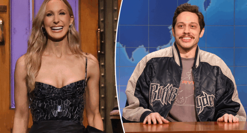 Watch Nikki Glaser, Pete Davidson's controversial 'Saturday Night Live' jokes