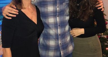 When Trudi Burgess was rushed to intensive care with a broken neck and her two adult children hurried to be beside her, they realised that despite the impediment of a tube in her throat helping her to breathe, she was trying to tell them something