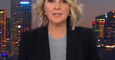 Georgie Gardener, 55, mysteriously disappeared from her 9News desk on Thursday night while she was meant to be filling in for Peter Overton, 59