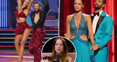 Whitney Leavitt and Mark Ballas address ‘DWTS' haters, perform freestyle dance