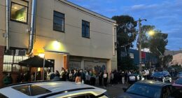 Hundreds of diners are travelling far and wide to queue for hours outside a hole-in-the-wall burger joint with no seating