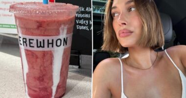 Why Hailey Bieber's name has mysteriously vanished from iconic smoothie at LA supermarket