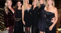 Ivanka Trump shared a series of pictures with her close-knit group of friends. L to R, Lindsay Powers Fox, Tamara Goldstein, Trump, Lindsay Smith, Flo Fulton Miller and Julie Shaffner Brawn