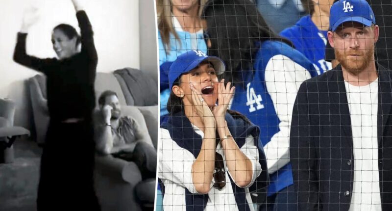 Why fans think Meghan Markle's 'irritating' World Series celebration with Prince Harry was 'staged'