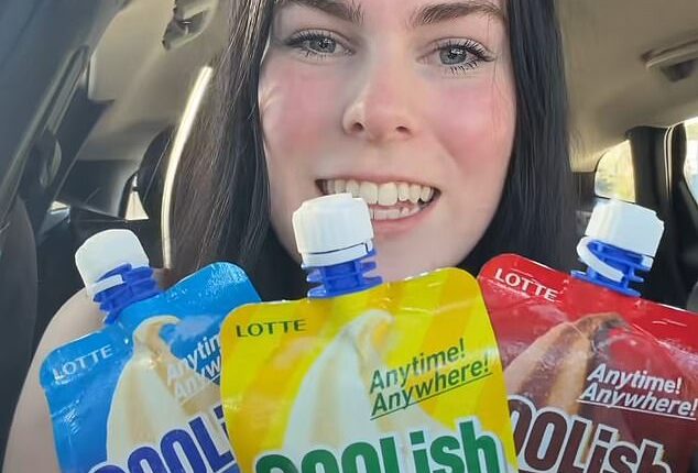 Coolish, a drinkable ice cream with a smooth, slushy-like consistency, has landed in the ice cream freezer at 7-Eleven Australia. Zara (pictured) shared the exciting news on social media