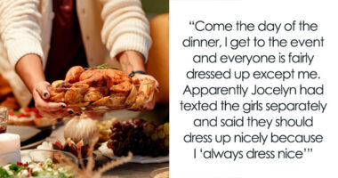 Woman Storms Out Of Friendsgiving With The Food After Discovering Dress-Code Betrayal