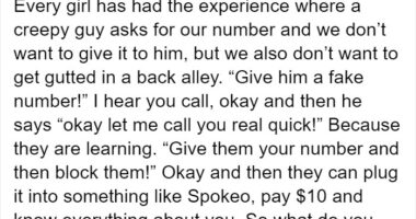 Women Share 12 Tricks They Use For Creepy Men That Ask For Number And Don’t Understand ‘No’