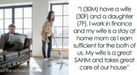 “You Need To Go Back To Husband School”: Guy Claps Back At Stay-At-Home Wife, She’s Now Angry