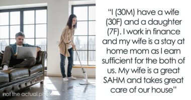 “You Need To Go Back To Husband School”: Guy Claps Back At Stay-At-Home Wife, She’s Now Angry