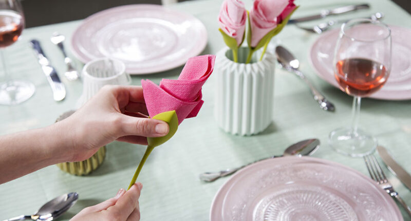 Your Dinner Table Can Bloom With Just A Quick Twist
