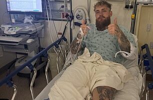 The American revealed the surgery 'went well'