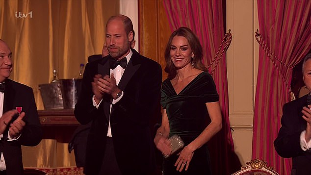 Prince William and herself could be spotted getting into the performance and belting out the national anthem to kick start the performances