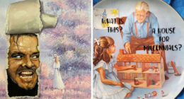 78 People Who Personalized Thrifted Paintings By Adding In Something Funny Or Unexpected (New Pics)