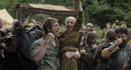 Peter Claffey as Dunk and Dexter Sol Ansell as Egg in A Knight of the Seven Kingdoms.