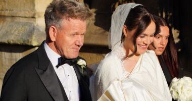 “A Satin Bed Sheet”: Gordon Ramsay’s Daughter Marries And Her Dress Sparks More Buzz Than The Wedding
