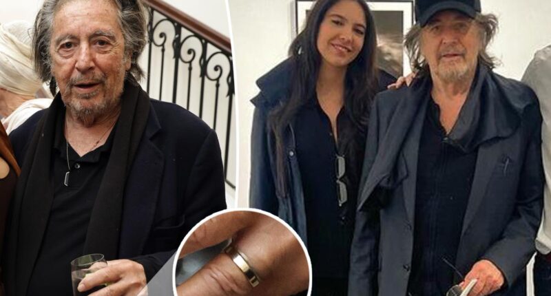 Al Pacino, 85, spotted wearing gold band on ring finger — but Hollywood legend hasn't tied the knot
