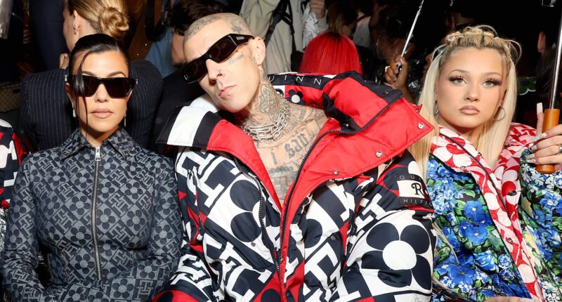 Alabama Travis Barker Kourtney Kardashian Reacts Luxury Lingerie Underwear Christmas Gift Video