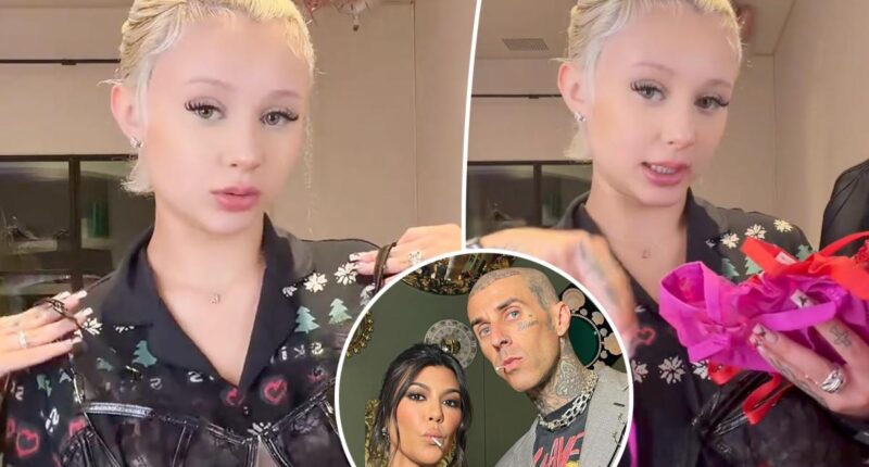 Alabama Barker fires back at haters after dad Travis Barker gifts her lingerie for Christmas