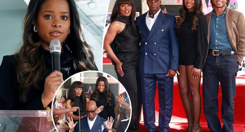 Angela Bassett, daughter Bronwyn match at Walk of Fame ceremony