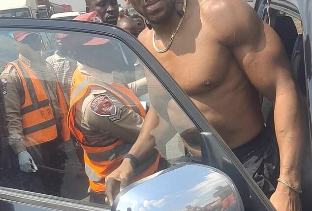 Joshua was in a horrific car crash that killed two of his best friends in Nigeria on Monday