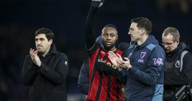 Antoine Semenyo appeared to wave goodbye to Bournemouth fans after 2-2 Chelsea draw