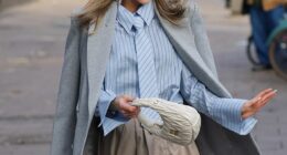 Ashley Roberts (pictured) and Anita Rani put on very leggy displays rocking mini skirts as they signed off from Heart Radio on Friday ahead of the holidays