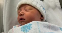 Souths star Cody Walker has announced the arrival of his newborn daughter Keari (pictured)